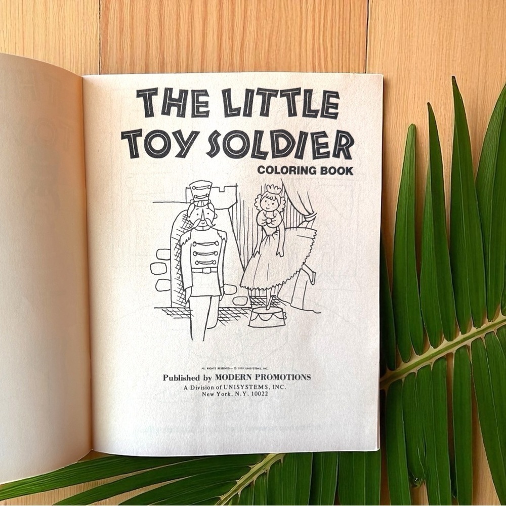 VINTAGE 1977 The Little Toy Soldier Coloring Book – Modern Promotions - Picture 3 of 6